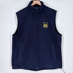 Polo Golf Ralph Lauren Men’s Navy Blue Fleece Full Zip Vest